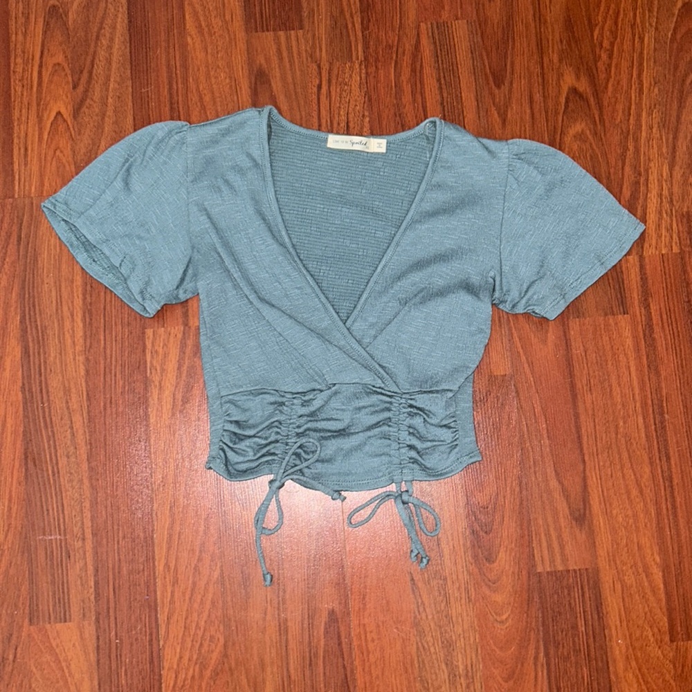 Olive Green Blouse